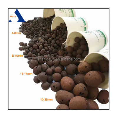 LECA 점토 공 수식 확장 점토 돌 50L 가방 대량 밀도 250-450kg/m3
