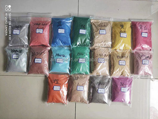 혼합 또는 단일 색상의 비닐 플레이크 칩과 미카 플레이크 칩