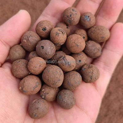 LECA 토양 없는 문화 매체 가벼운 갈색 공